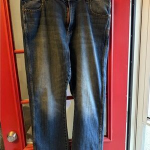 Wrangler Men's Dark Blue Relaxed Jeans